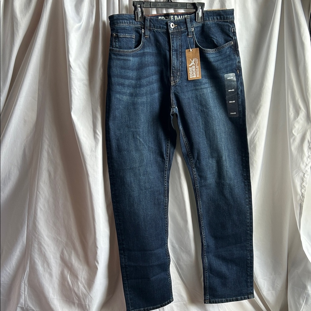Eddie Bauer Dark Blue Straight Jeans